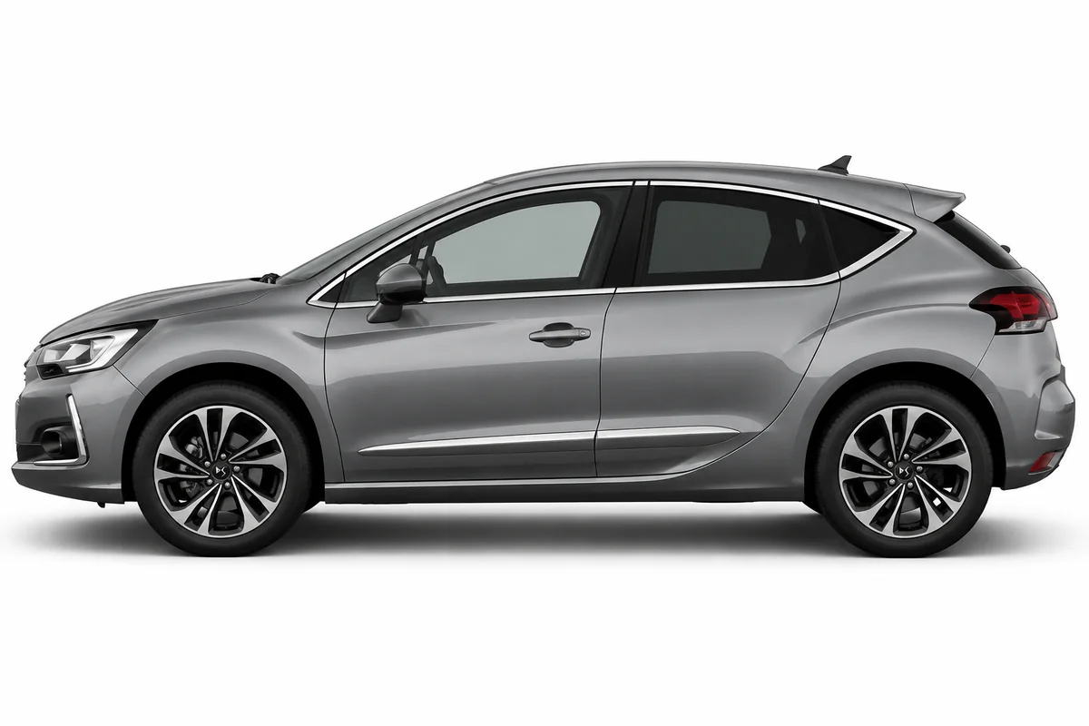 Illustrative side view of Citroën DS4; model year and body style may differ