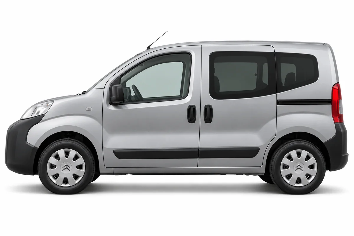 Illustrative side view of Citroën Nemo; model year and body style may differ