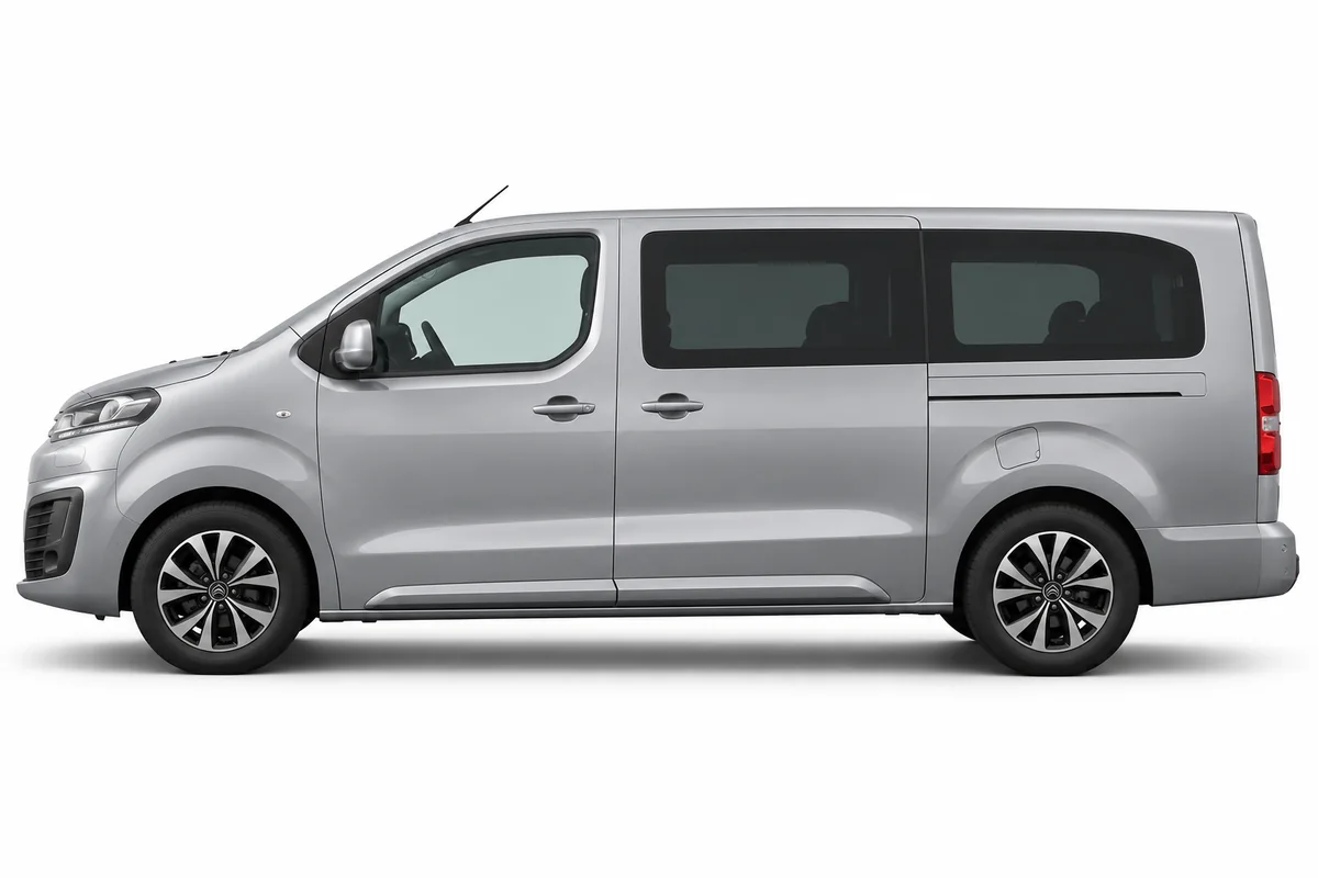 Illustrative side view of Citroën Spacetourer; model year and body style may differ