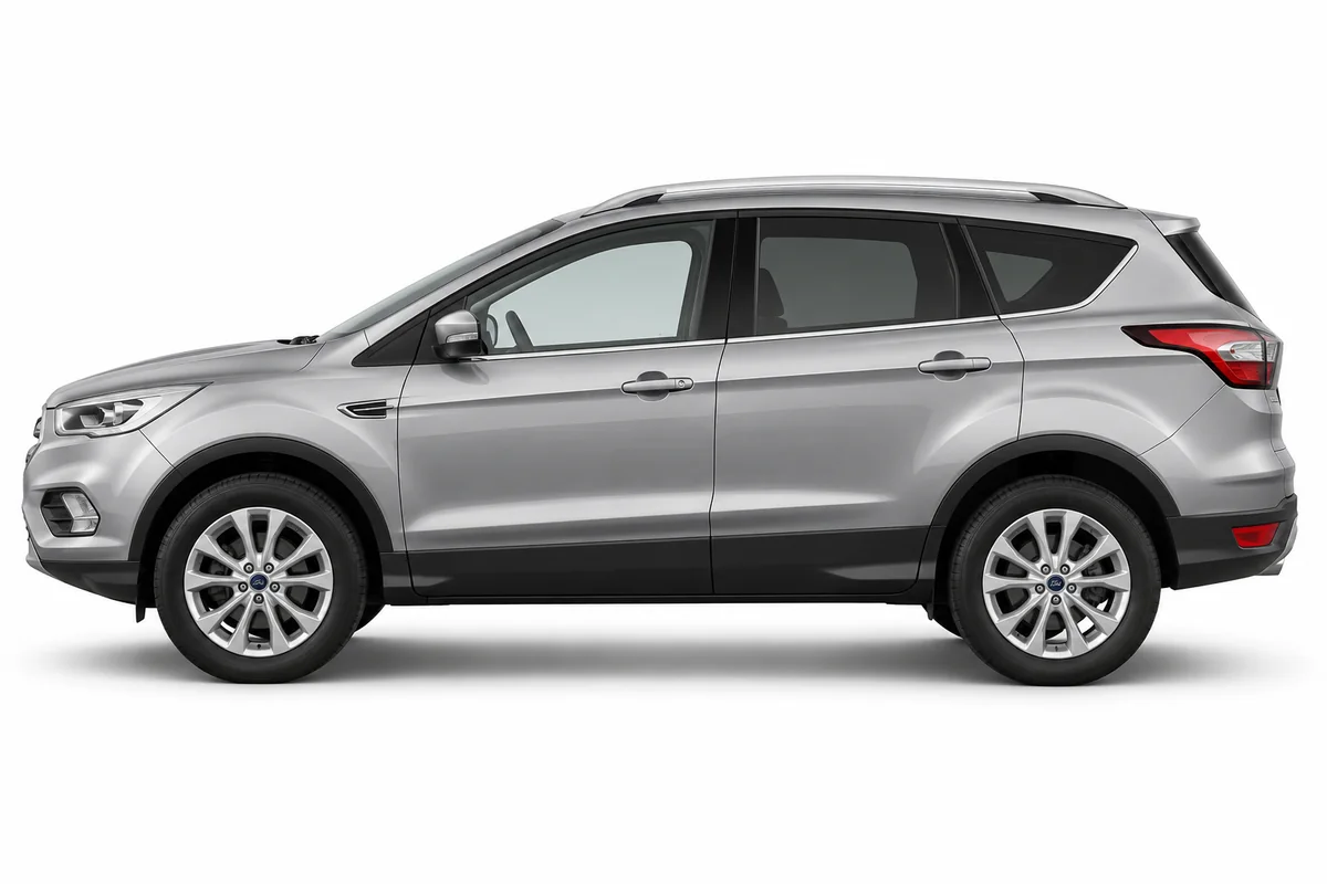 Illustrative side view of Ford Kuga; model year and body style may differ