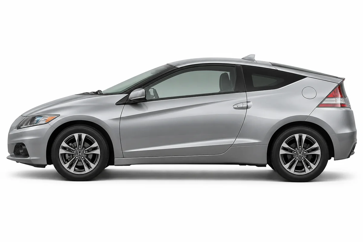 Illustrative side view of Honda Cr-Z; model year and body style may differ