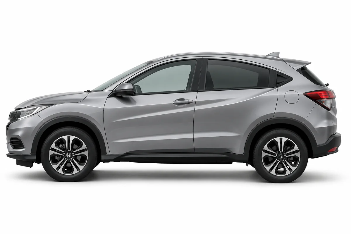 Illustrative side view of Honda Hrv; model year and body style may differ
