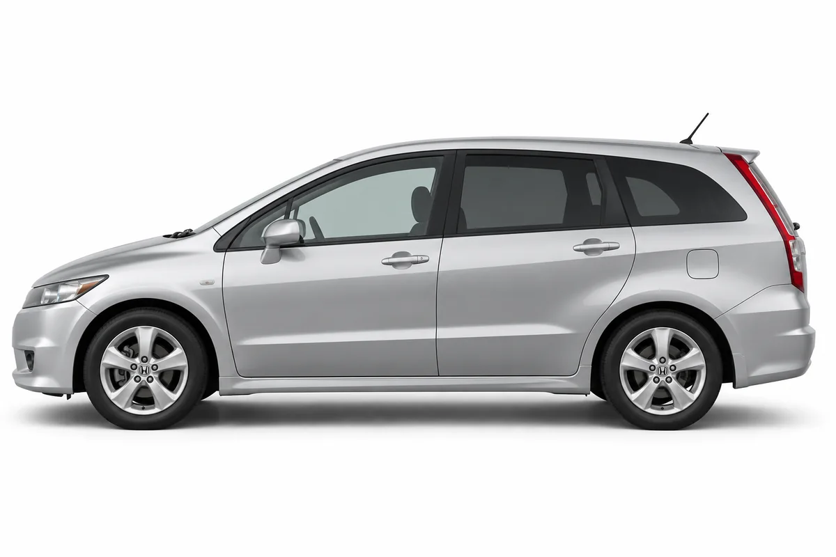 Illustrative side view of Honda Stream; model year and body style may differ