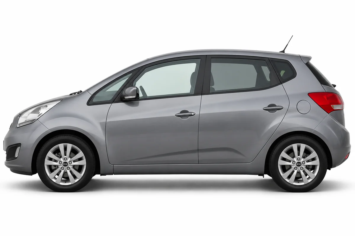 Illustrative side view of Kia VENGA; model year and body style may differ