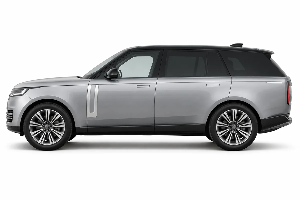 Illustrative side view of Land Rover Range Rover; model year and body style may differ
