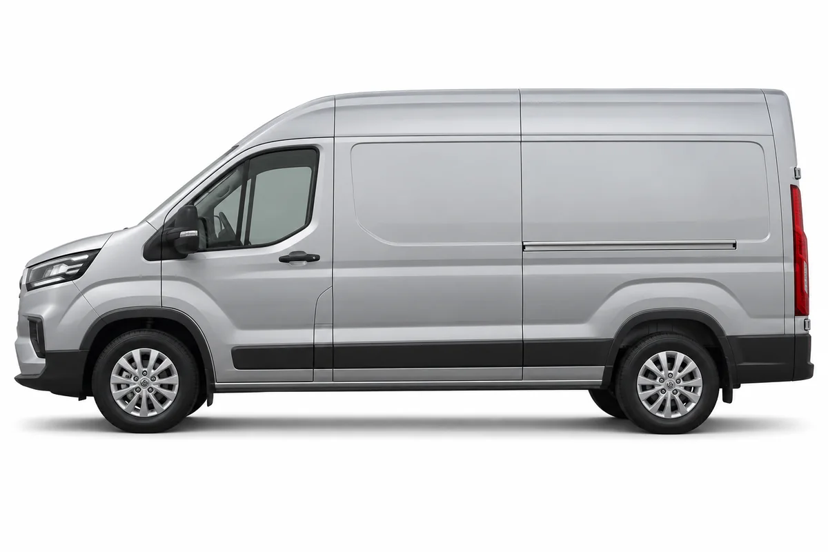 Illustrative side view of LDV Maxus MAXUS DELIVER 9; model year and body style may differ