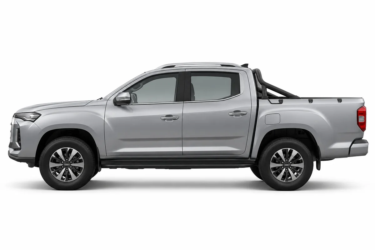Illustrative side view of LDV Maxus MAXUS T90; model year and body style may differ
