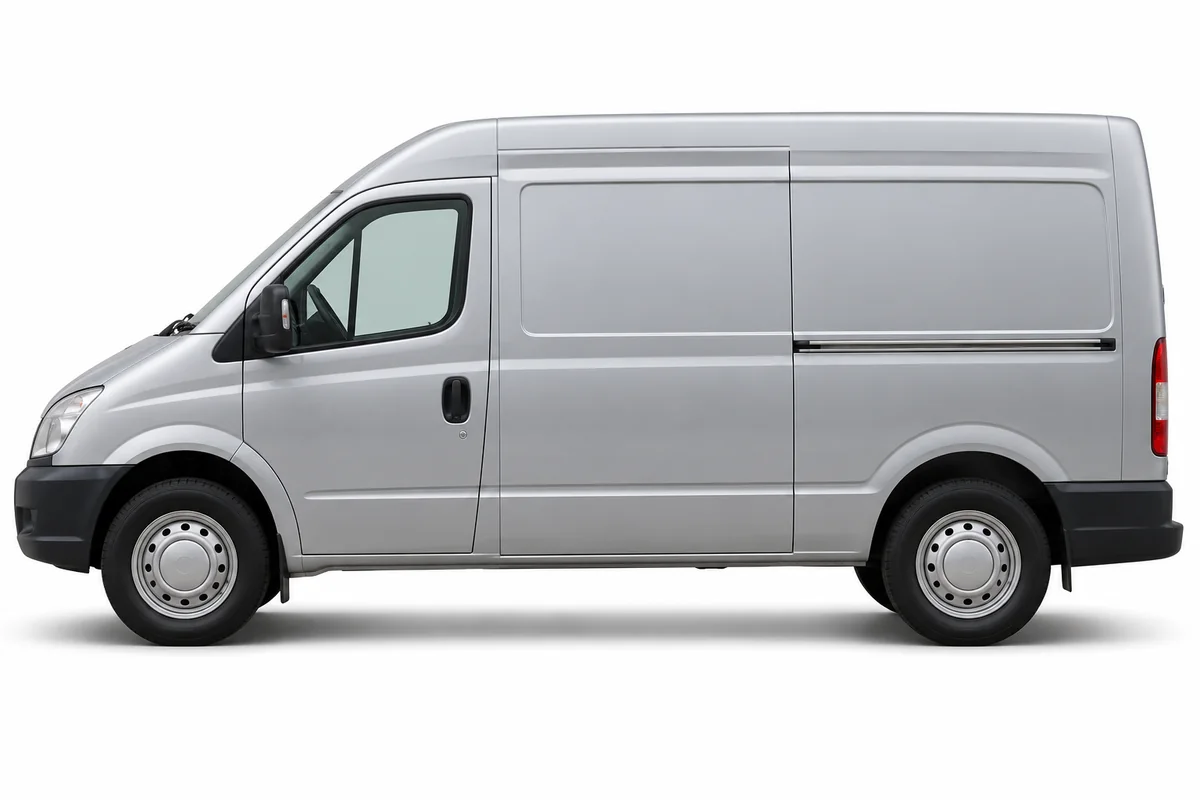 Illustrative side view of LDV Maxus MAXUS V80; model year and body style may differ