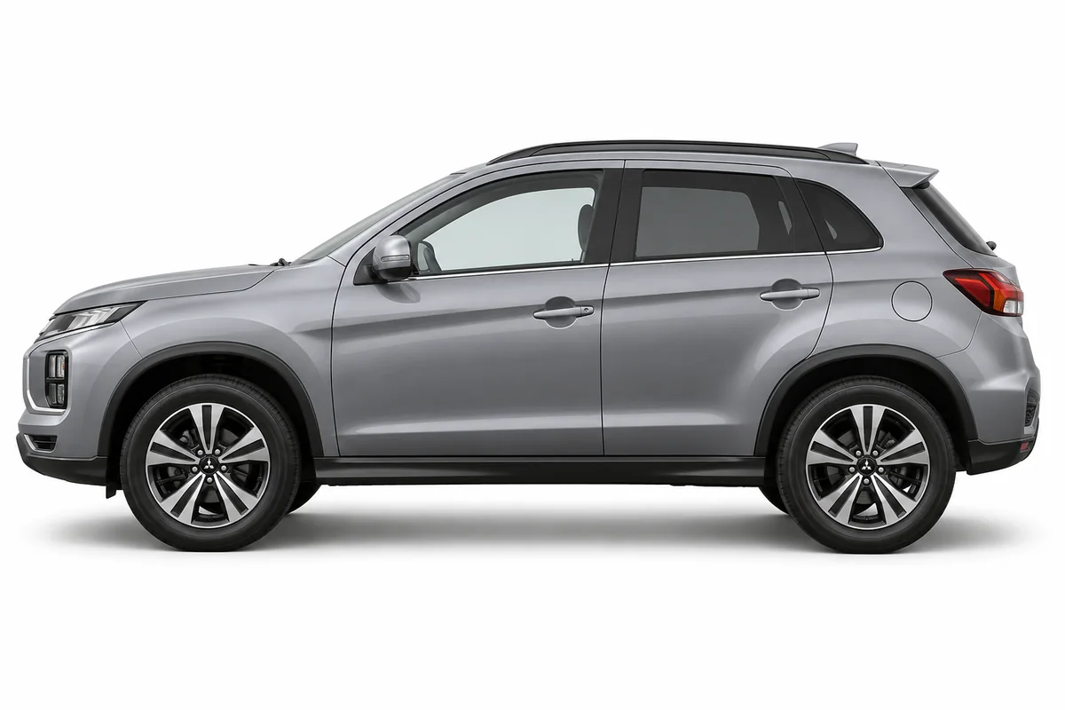 Illustrative side view of Mitsubishi Asx; model year and body style may differ