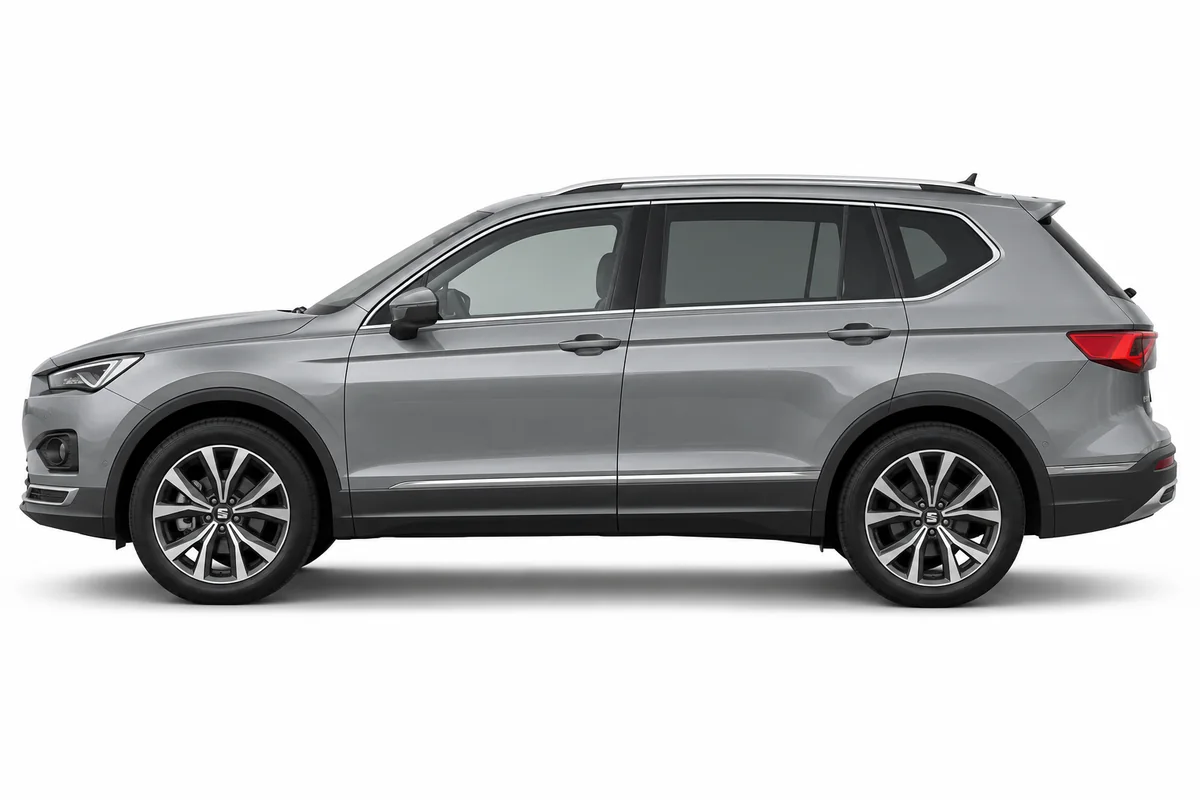 Illustrative side view of SEAT Tarraco; model year and body style may differ