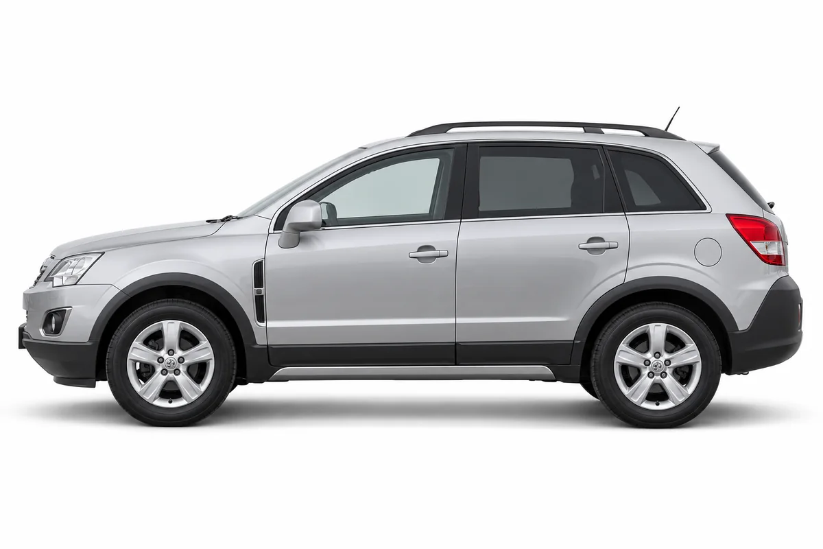 Illustrative side view of Vauxhall Antara; model year and body style may differ